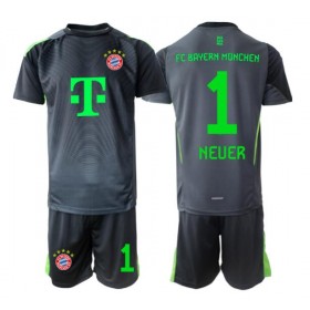 Baby Fußballbekleidung Bayern Munich Manuel Neuer #1 Torwart Auswärtstrikot 2025-26 Kurzarm (+ kurze hosen)